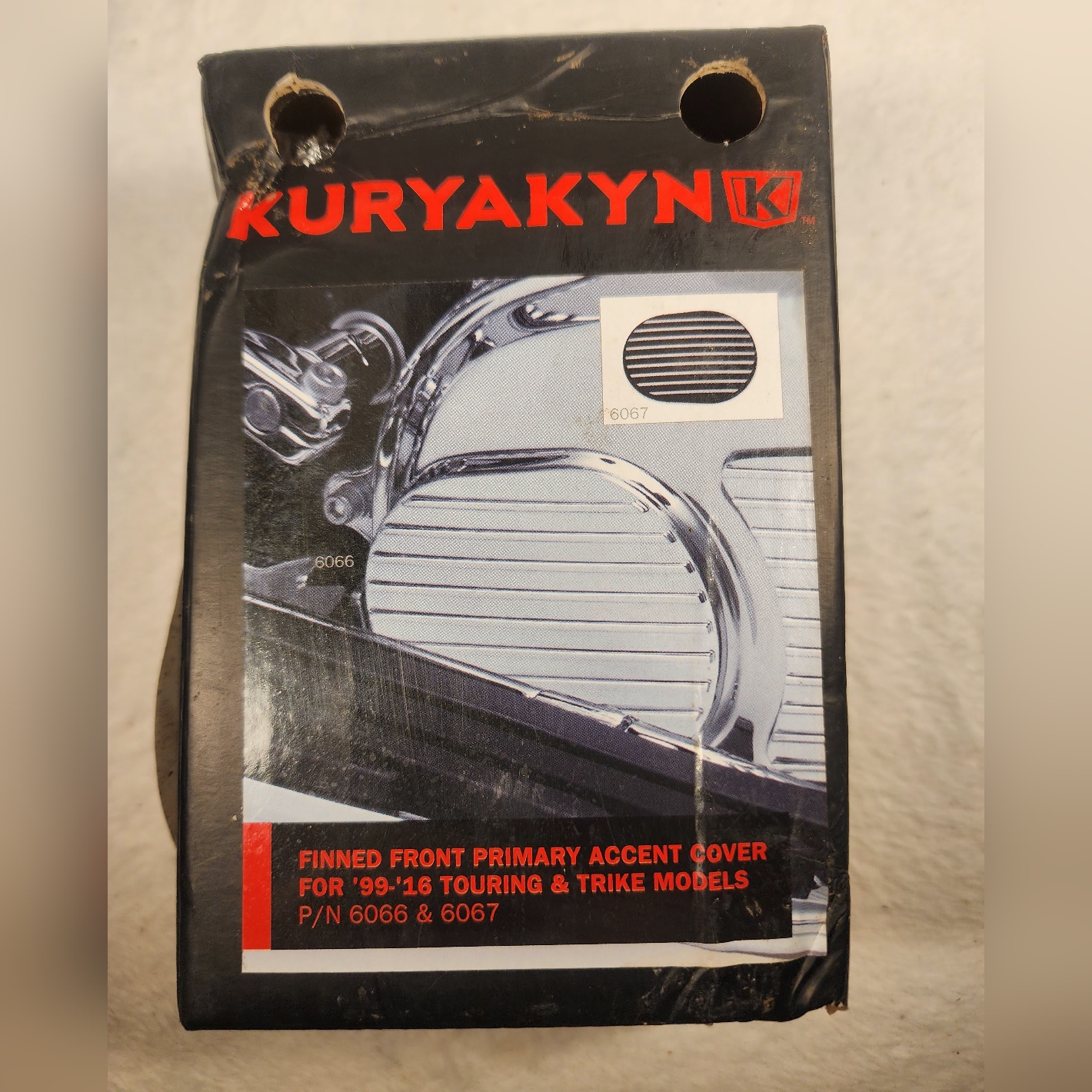 Kuryakyn Motorcycle Accent Finned Front Primary Accent P/N 6067